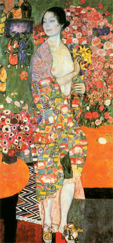 reproductie The dancer van Gustav Klimt